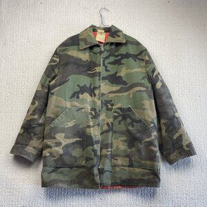 VTG Military Camouflage Hunting Field Jacket Utilitarian Army Tactical Men Read